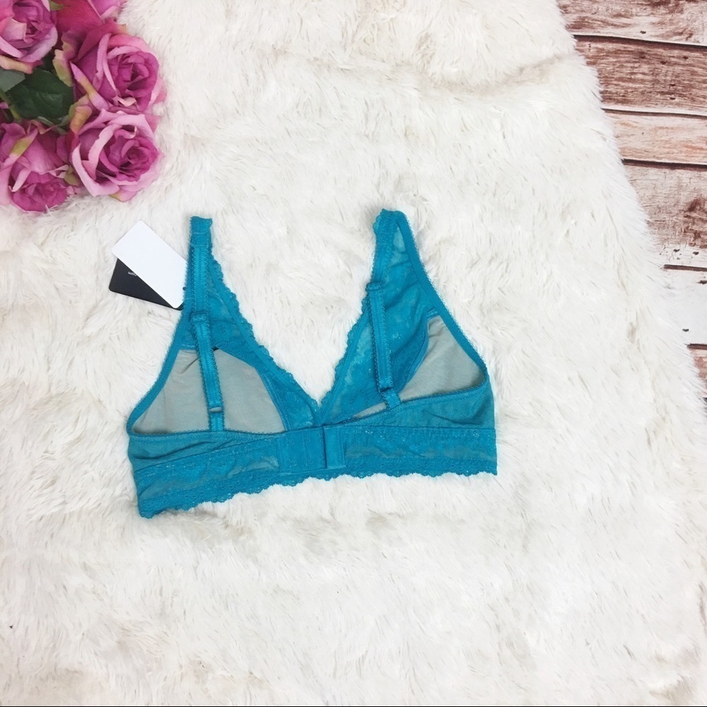 Wacoal Lace Bralette - Teal - Picture 2 of 2